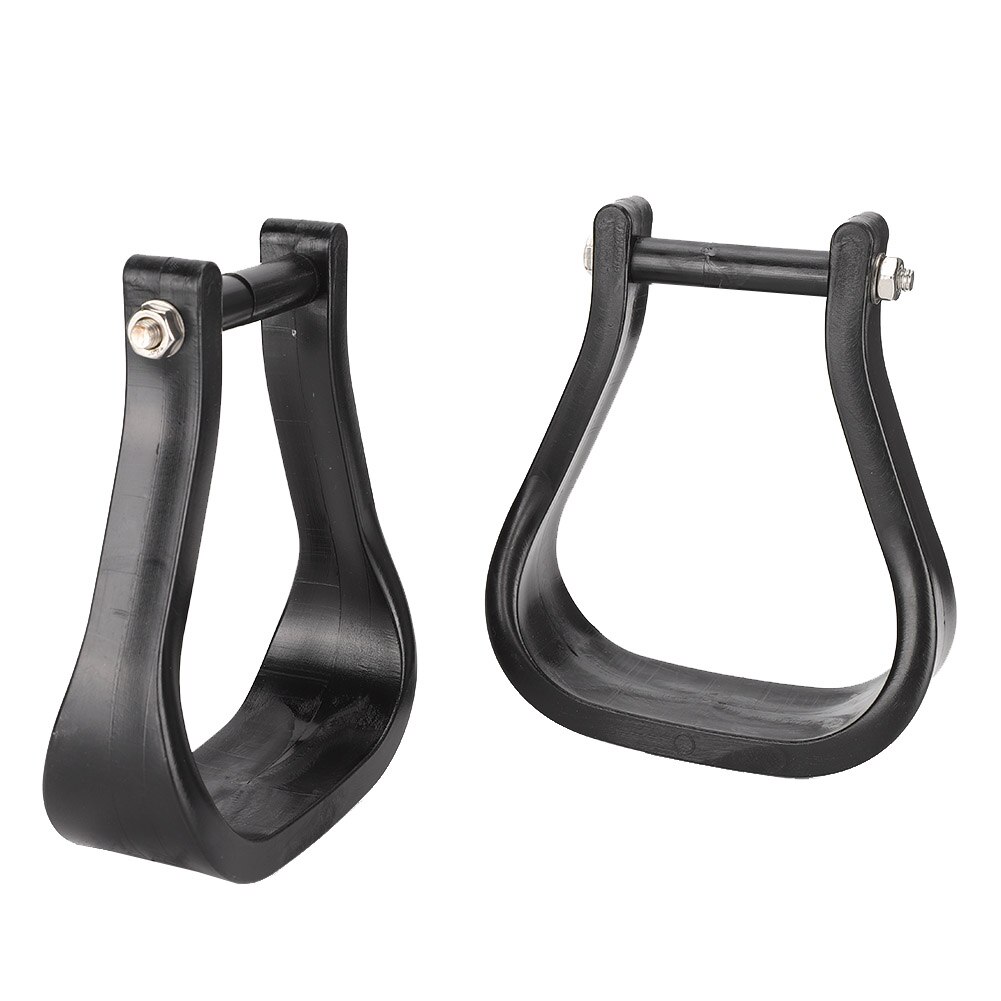 1 Pair Durable Plastic Western Saddle Stirrup Pedal Comfortable Safe Horse Riding Equipment Step On Horse Horse Training