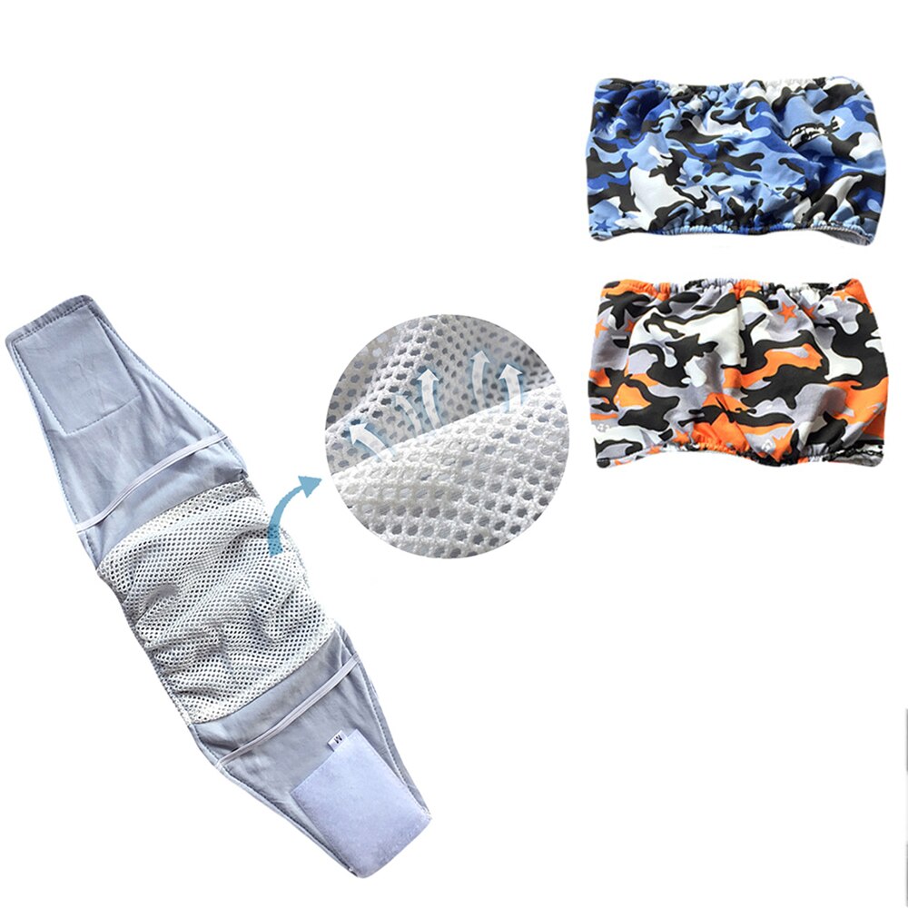 1pc Cotton cloth Male Pet Dog Belly Wrap Band Diaper Nappy Pants Puppy Sanitary Underwear S-XL