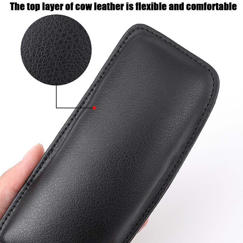 Premium Gesteppte "Black Leather Tank Pads" Passend Für Royal Enfield Interce