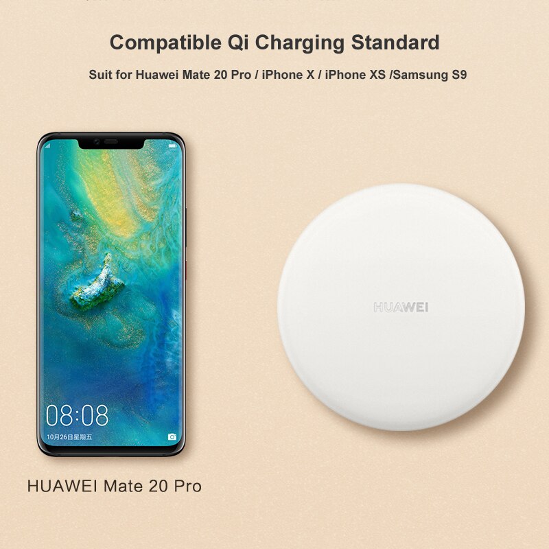 Huawei Drahtlose Ladegerät 15W QI Max Clever schnell aufladen CP60 für iPhone Xs Max Xr X Samsung S10 S9 huawei Kamerad 20 P30 Schnelle Ladegerät