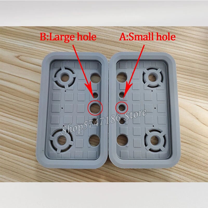 5 Stks/partij Cnc Hart Zuignap Zuig Blok Zuignap Rubber 125*75*17Mm