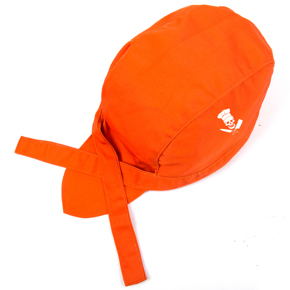 Gorro de Chef Unisex con estampado de calaveras, sombrero pirata para Cocina, Restaurante, camarero, camarero, gorro de trabajo, cantina de Sushi, servicio de comida, gorro de trabajo: 5