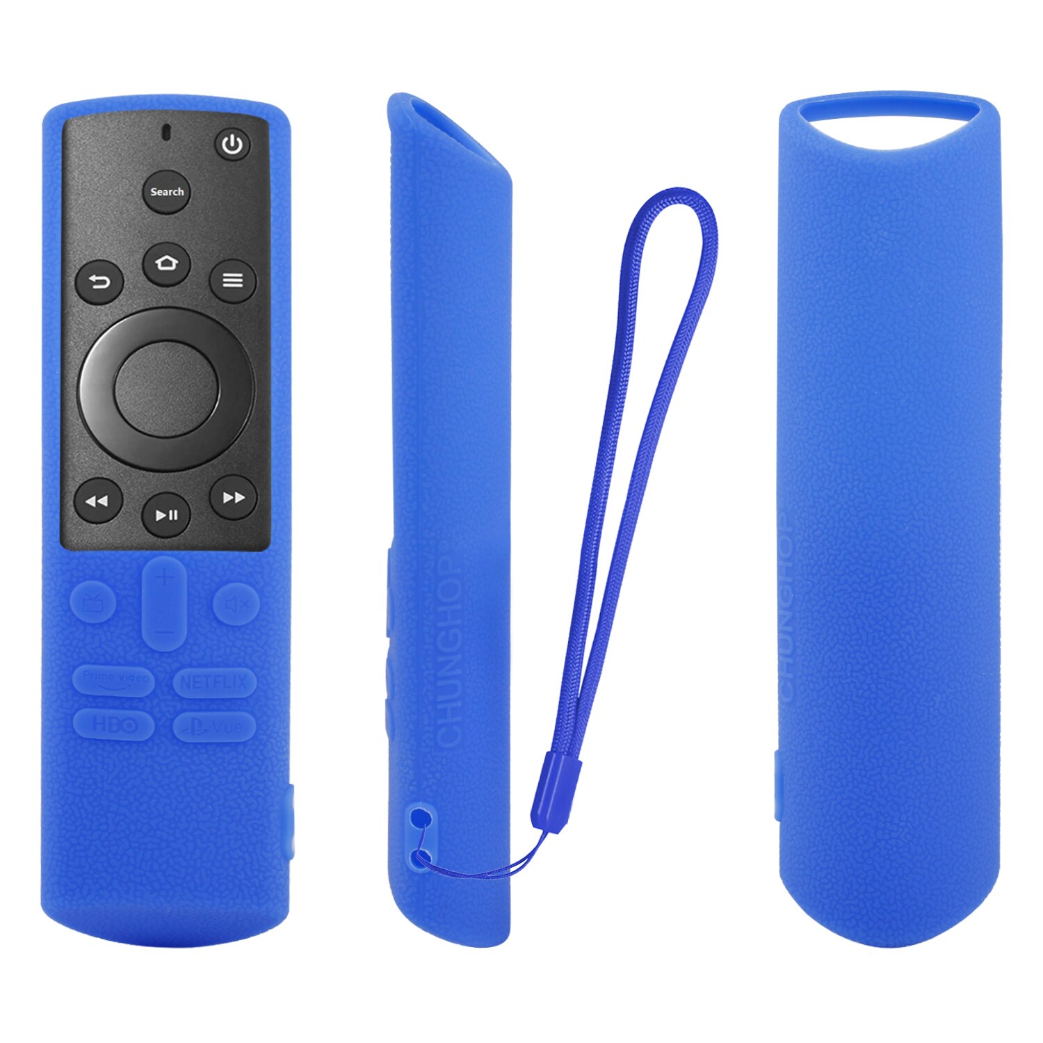 Silicone Case for Insignia/Toshiba 4K Element Smart Fire TV Voice Remote Control Protective Cover Edition CTRC1US19 Controller: Blue