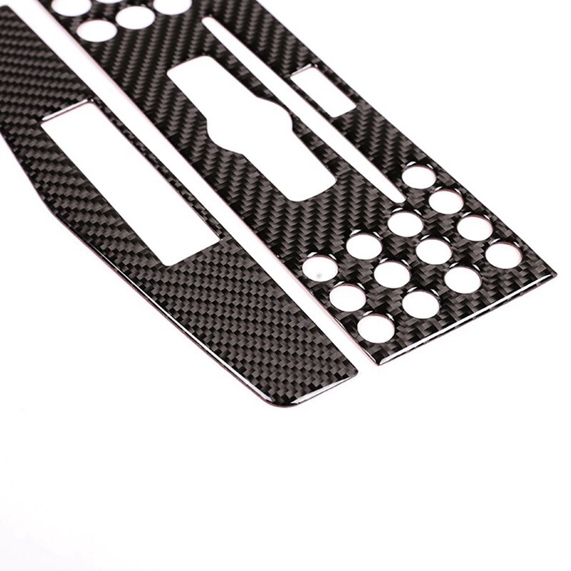 Voor mercedes-benz-c-klasse  w204 koolstofvezel centraal bedieningspaneel navigatie cd-paneel decoratieve afdekking