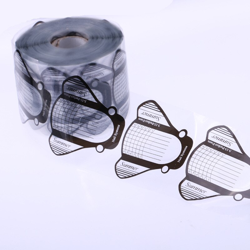 500 Stuks Van Nail Art Transparante Pvc Bee Vliegt Nail Lade Crystal Nail Uv Fototherapie Nail Extension Papierlade