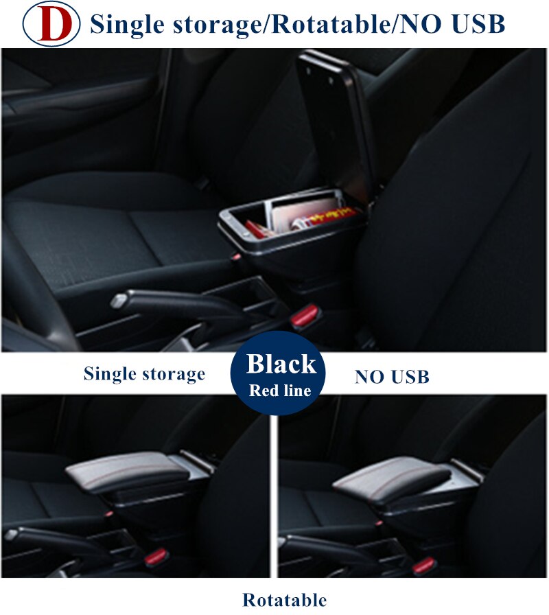 For Hyundai Getz Armrest Box Hyundai Getz Universal Car Central Armrest ...