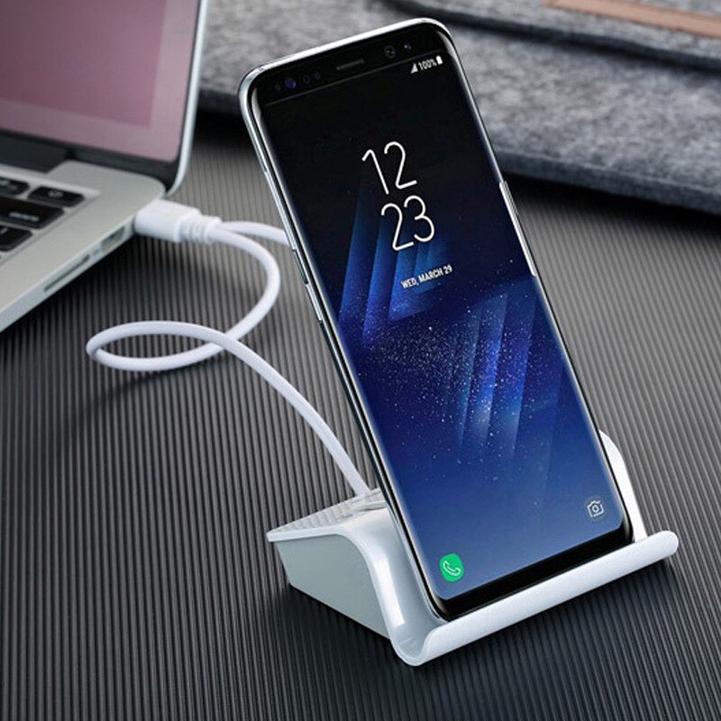 Stacja dokująca type-c Hub wielofunkcyjny uchwyt telefonu komórkowego funkcja 4 porty USB 2.0 na PC Laptop dla Xiaomi Huawei Samsung