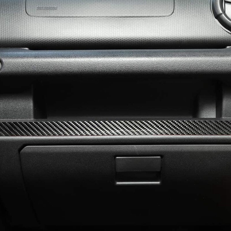 Tapicería decorativa del salpicadero de la consola central para Suzuki Jimny , pegatina decorativa, accesorios interiores de fibra de carbono
