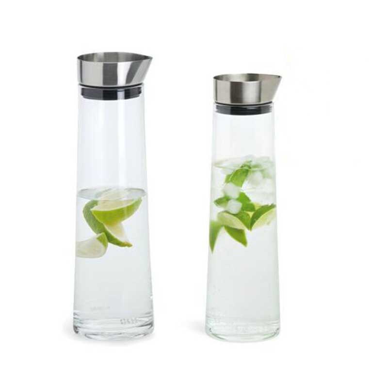 Te Hoge Capaciteit 1000Ml/1500Ml Warmte-Proof Verdikte Glas Pitcher Met Rvs Deksel Karaf voor Warm/Koud Water Sap