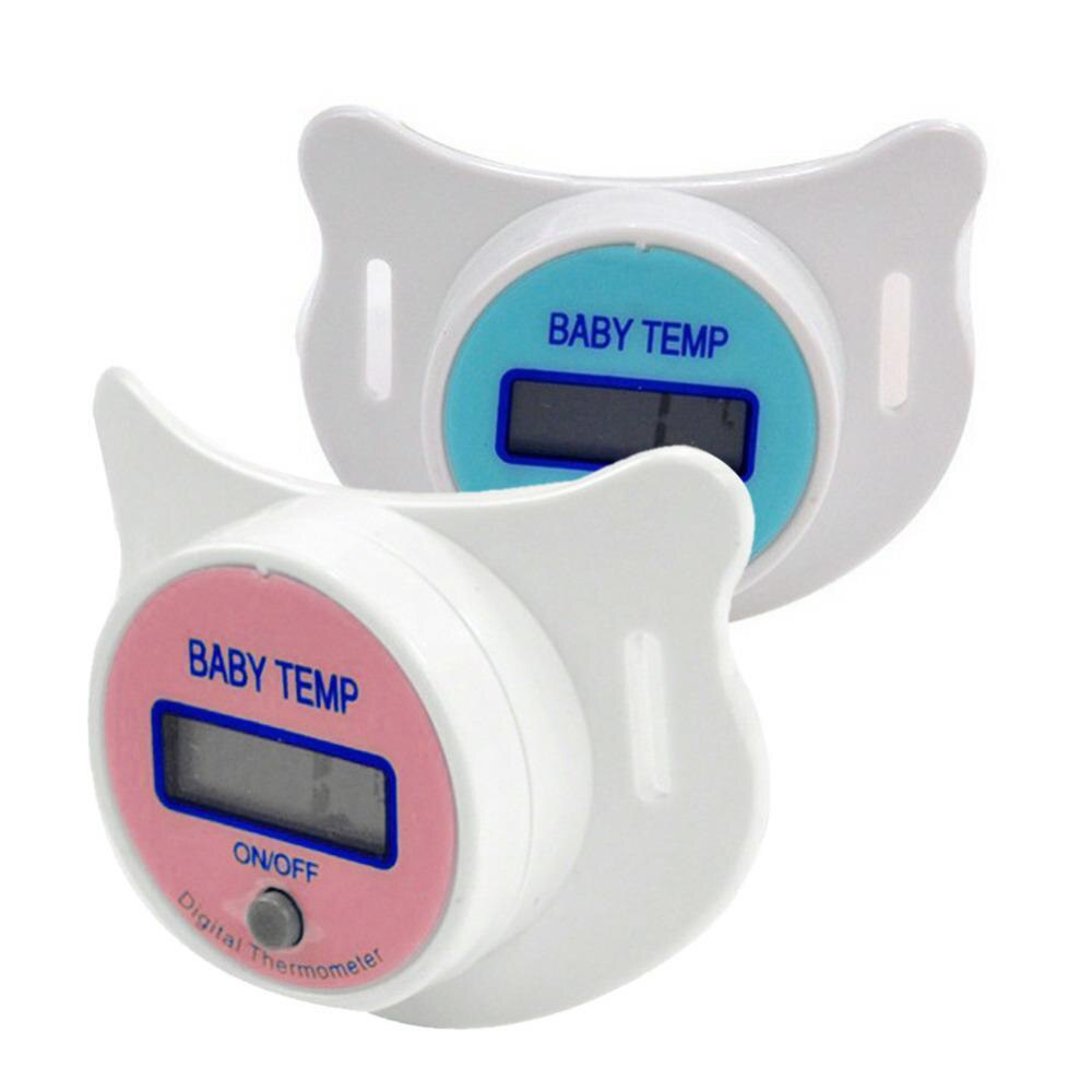 Digitale Veiligheid Praktische Mond Tepel Temperatuur Baby Lcd Fopspeen Thermometer Met Batterij Keuken Gereedschap