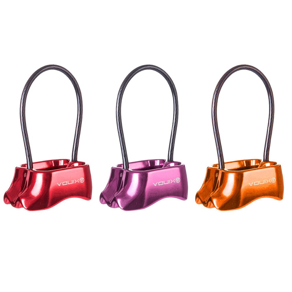 XINDA 25kN Downhill Descender Rappel ATC Belay Abseiling Device Aluminum Alloy Outdoor Camping Hiking Rock Climbing Equipment