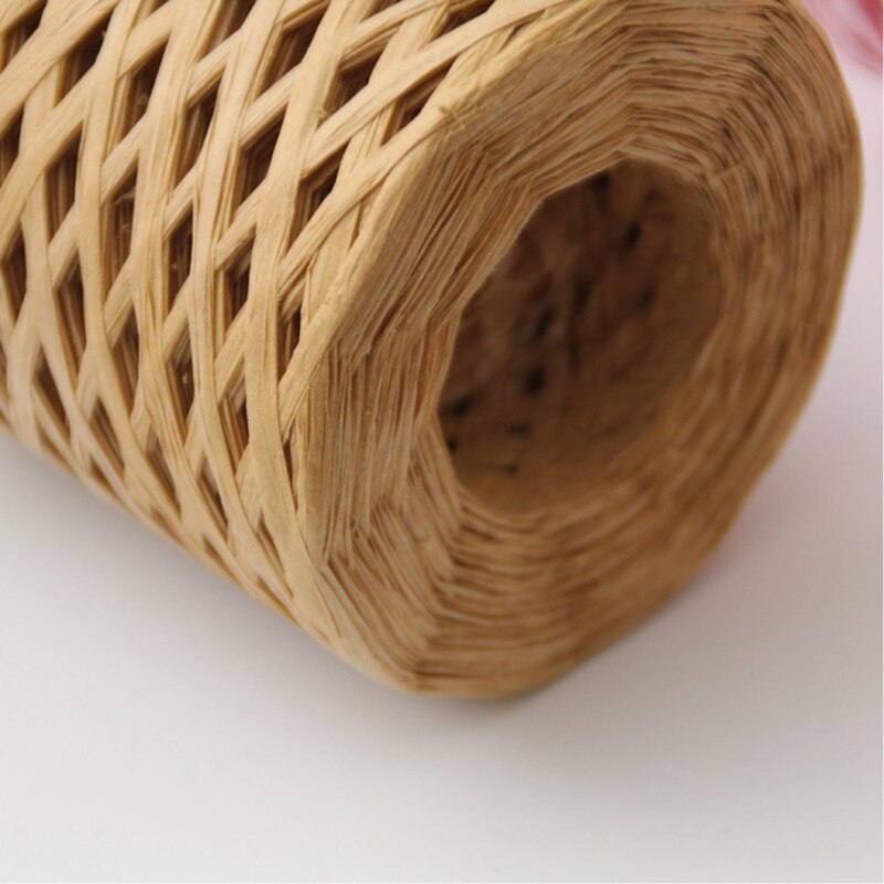 200M Raffia Paper Twine Rope Wrapping Decorative Ribbon DIY Bouquet Packing Crafts For Party Wedding Decoration Supplies