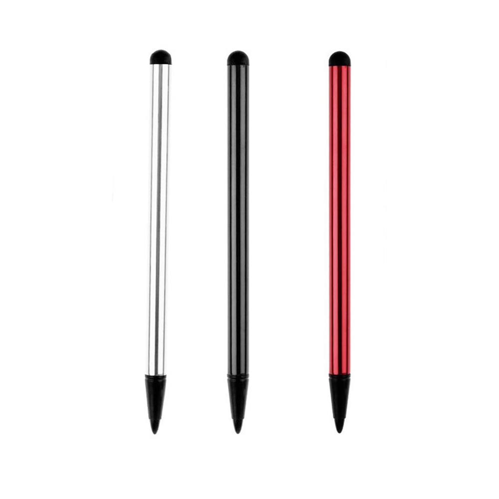 12 cm stylus pen resistive og kapacitive touch screen penne hård spids til iphone og windows mobile praktisk sølv
