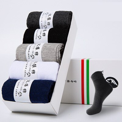5Stck Neue Youpin Herbst Winter Feuchtigkeit wicking socke Baumwolle Socken Plus Größe Schwarz Geschäft Männer Socken Atmungsaktiv für Männliche: 5Stck Farbe Mischungen
