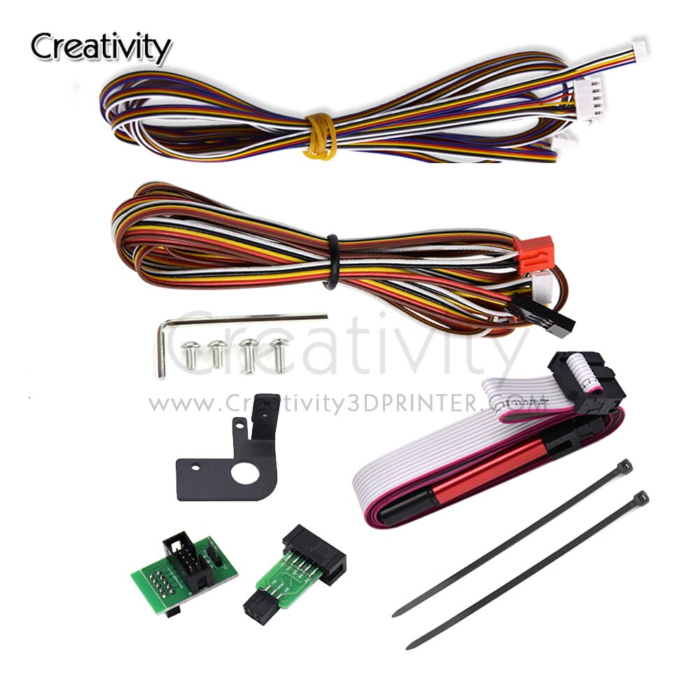 3d printerdele bl touch kabel forlængerledning 1.5 meter 3d touch automatisk nivelleringssensor til ender 3/ ender 3 pro/ ender 5/cr10: Fuldt sæt