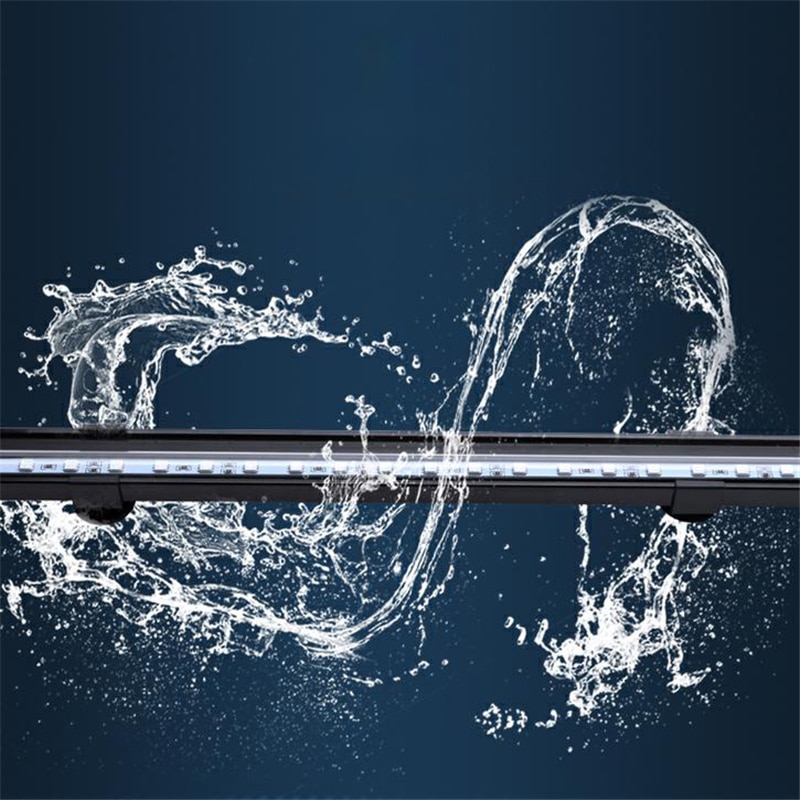 Bubble Aquarium Light Fish Tank Submersible Light EU US Plug Aquatic Air Bubble Oxygenation Lamp LED Aquarium Light