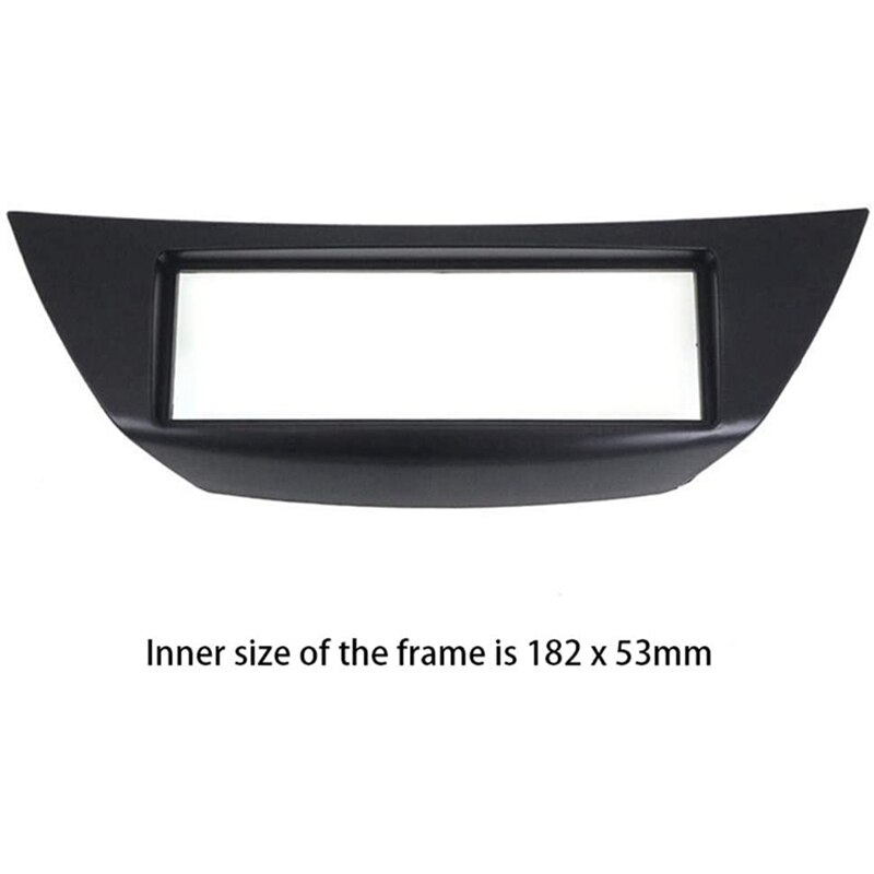 1 Din Car Radio Facia for Renault Laguna III 2007 DVD Stereo CD Panel Dash Kit Trim Fascia Dashboard Frame Black