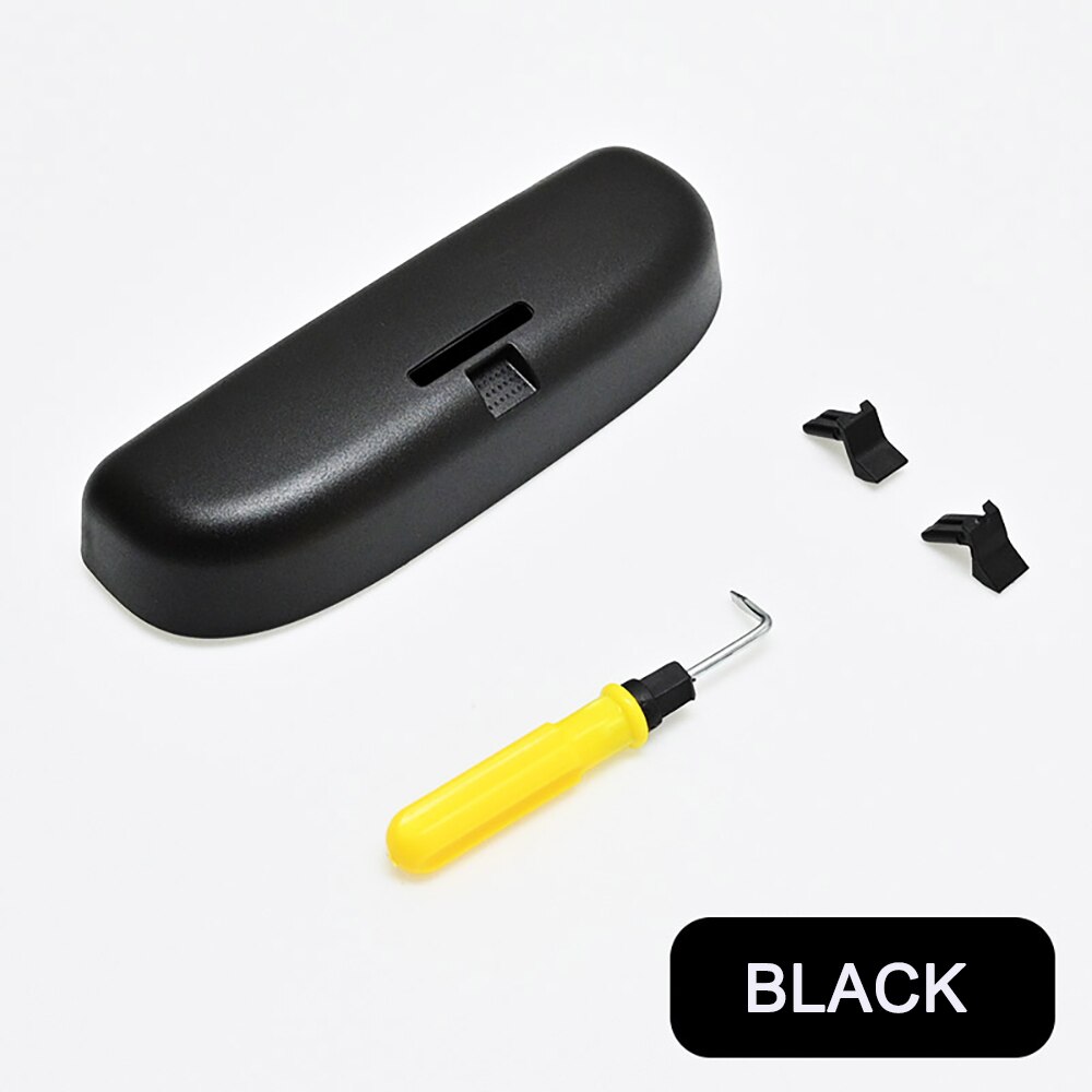 Upgrade Car Sunglasses Holder for Volkswagen VW Golf 7 Golf 7.5 MK7 MK7.5 - Sun Glasses Storage Box Case Accessories: Black