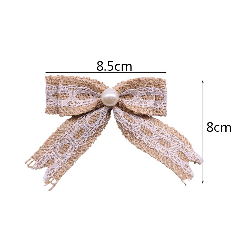 Têtes de roses artificielles en Jute, 5 pièces, fausses fleurs, Burlap, pour un mariage, un anniversaire, un mariage, un accessoire artisanal bricolage-même: B01-8.5cm-5pcs