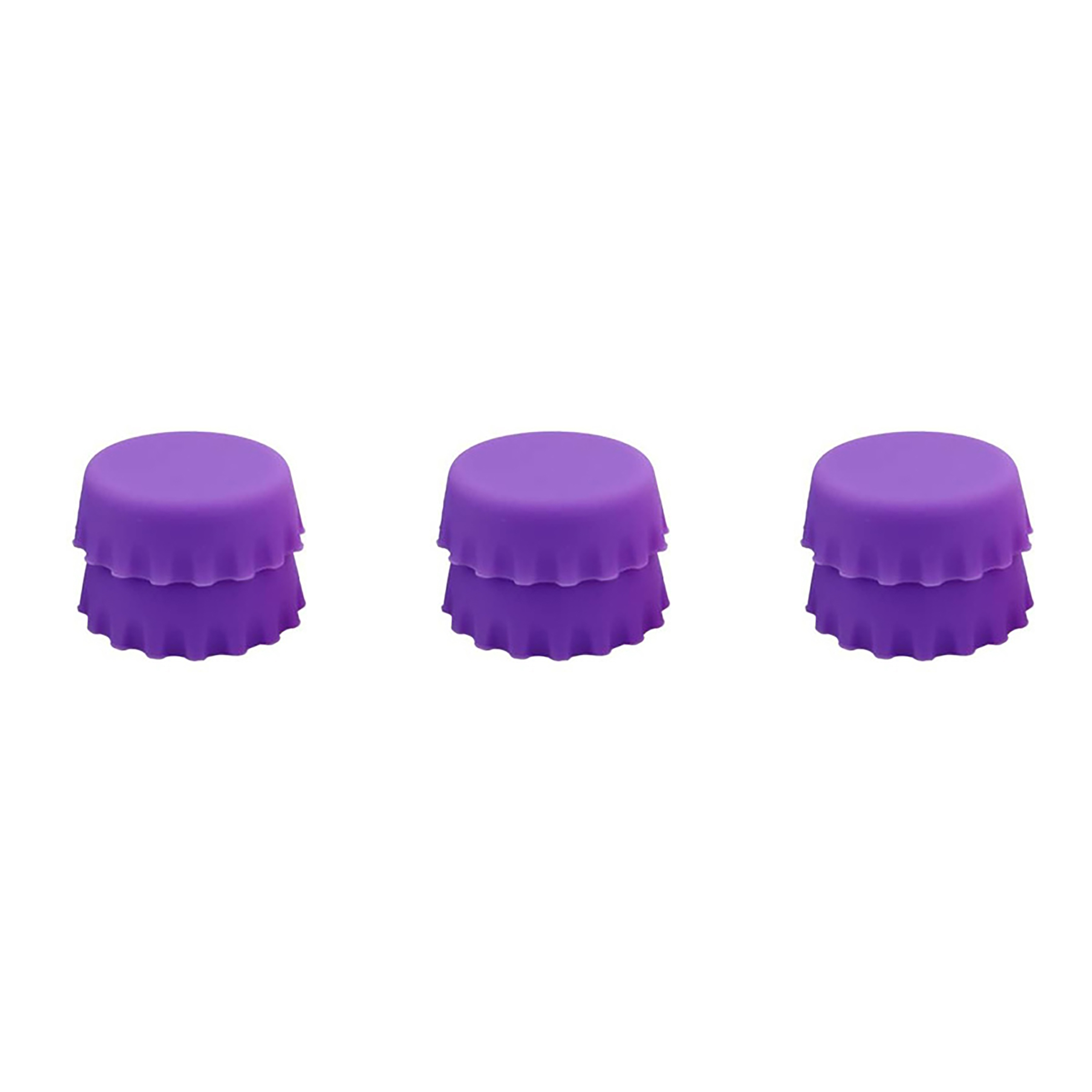 Tapa de botella de cerveza de silicona, cubierta conservante, tapa de botella, vinagre, corctel de soja, 3cm, tapón de vino, accesorios de Bar, 2/6/12 Uds.: Transparente