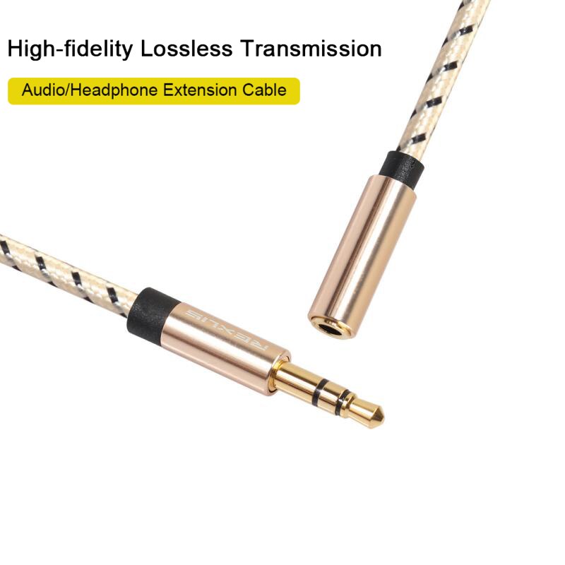 3.5mm uros-naaras aux johto 3.5 mm jack audio jatkokaapeli johto lisäkuulokkeet kuuloke kaiutin stereo audio kaapelit