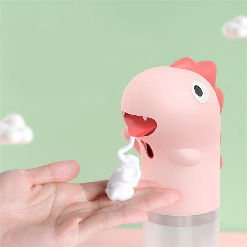 1pc Cute Baseus Automatic Hand Soap Dispenser Induction Foaming Soap Dispenser Liquid for Kids Children Bathroom Kitchen Supply