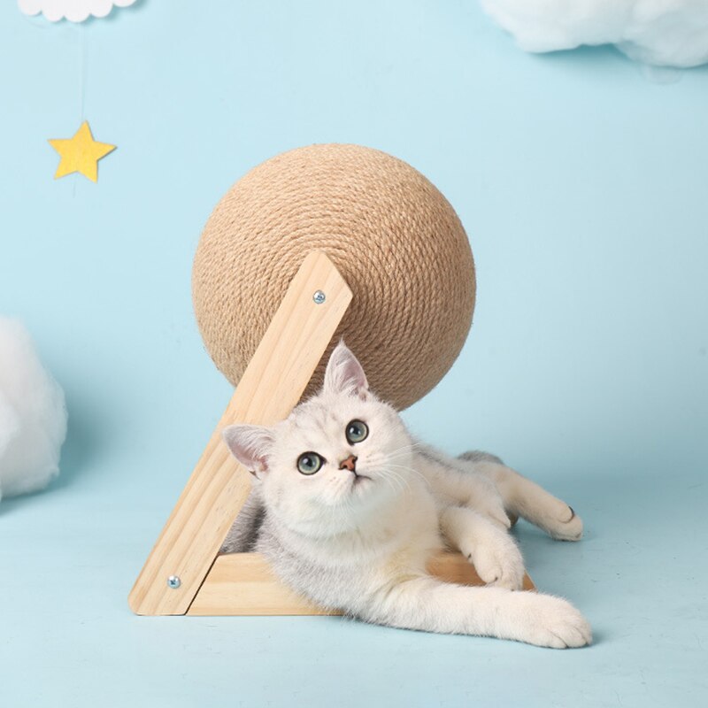 Scratching Post For Cats Cat Scratcher Ball Toy Interactive Scratching Post kitten Toy Furnature Grinding Scratch Pet Supplies