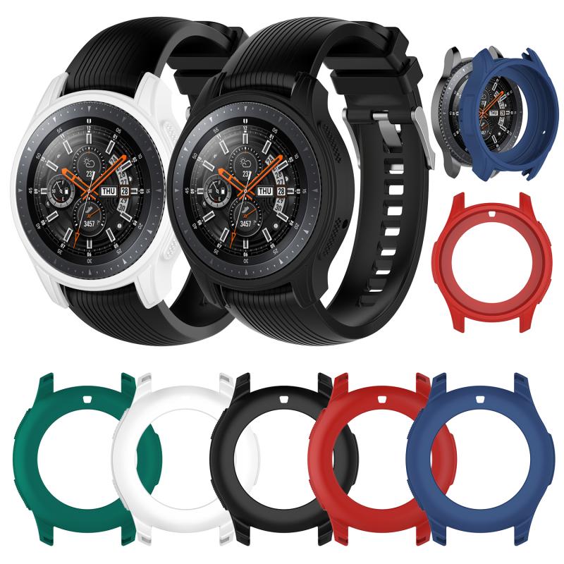 Protective Cover Case For Samsung Galaxy Watch 46mm band gear S3 Frontier Case Silicone Protective shell Watch Accessories