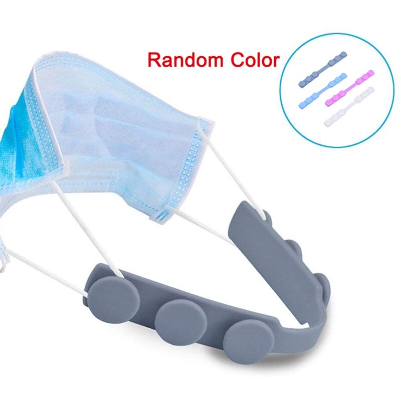 Paquet de 5 protecteurs d'oreille en Silicone pour adaptateur de sangle de masque pour masque portant une taille de boucle réglable pour soulager la douleur des oreilles: Default Title