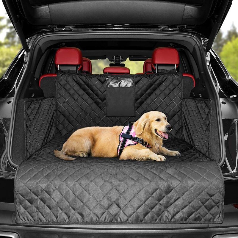 Benepaw Wear-resistant Dog Car Seat Cover For SUV Trunk Waterproof Portable Durable Liner Cover Protects Vehicle Easy To Install: Default Title