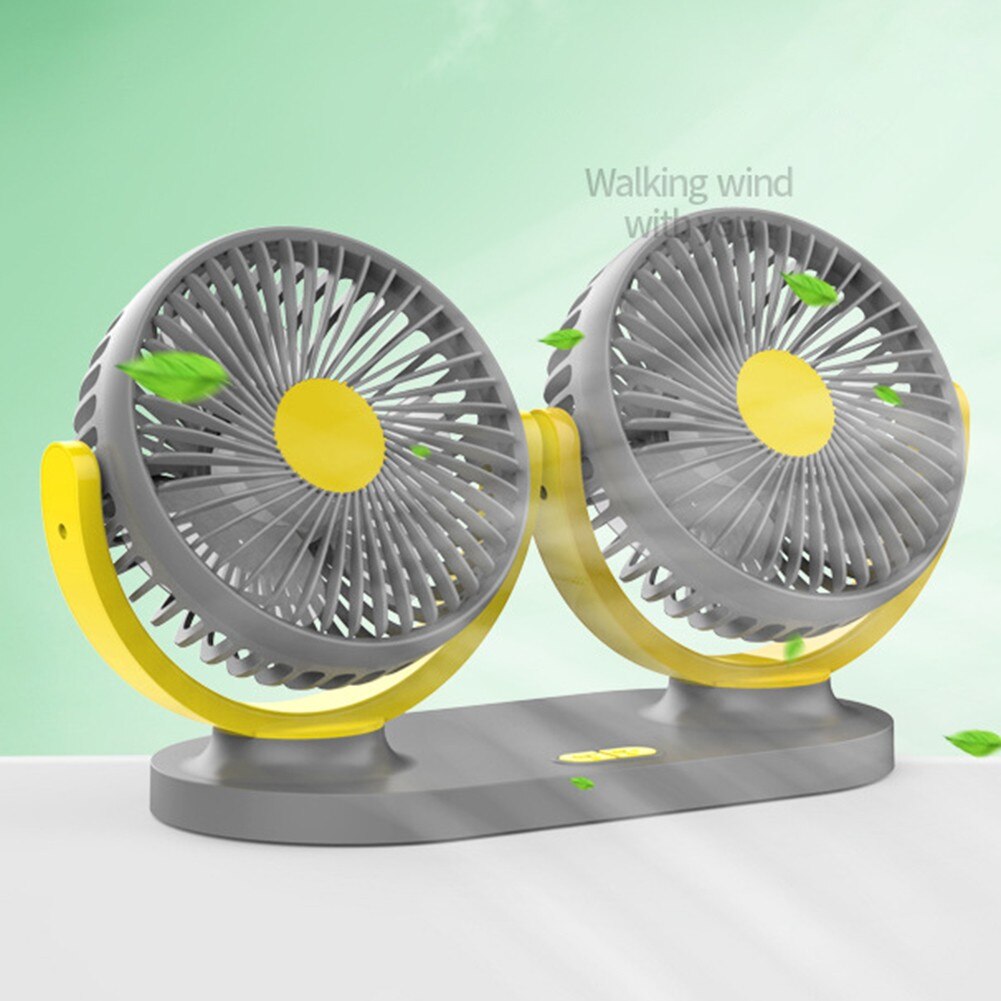 12V Mini Electric Car Fan Low Noise Summer Car Air Conditioner 360 Degree Rotating Cooling Fan Car Cooler Ventilador 12v