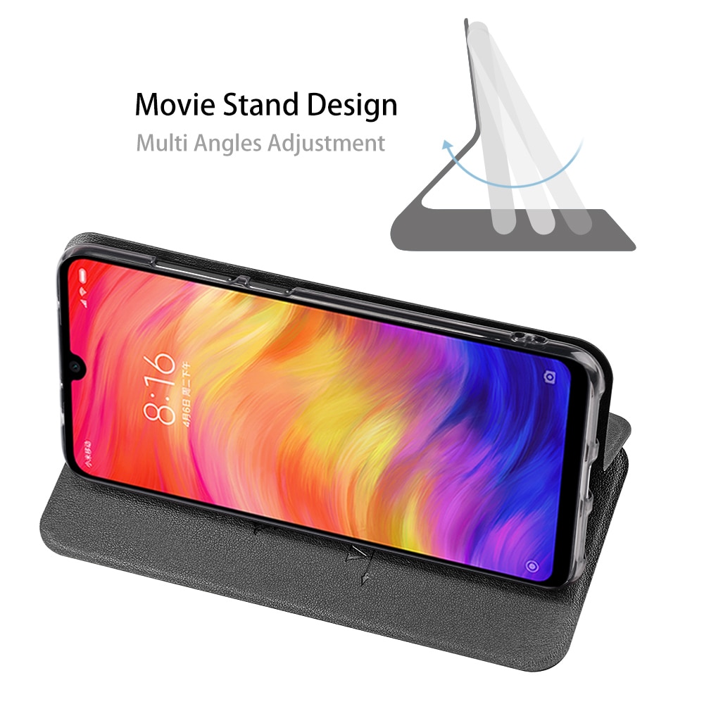 MOFi for Redmi Note 8 Cover Case for Redmi Note 8 Pro Cover for Xiaomi Note8 8pro Xiomi Housing TPU PU Leather Book Stand Folio