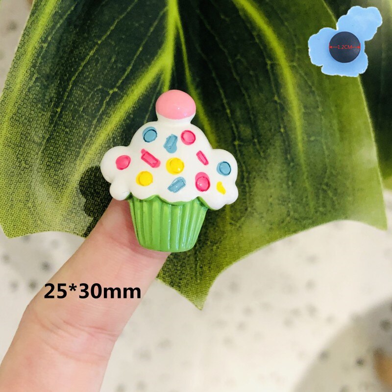1 pièces Dessert gâteau Pizza nourriture haute Simulation chaussures accessoires décorations Croc Jibz breloques chaussures idéal pour Bracelet sac à dos