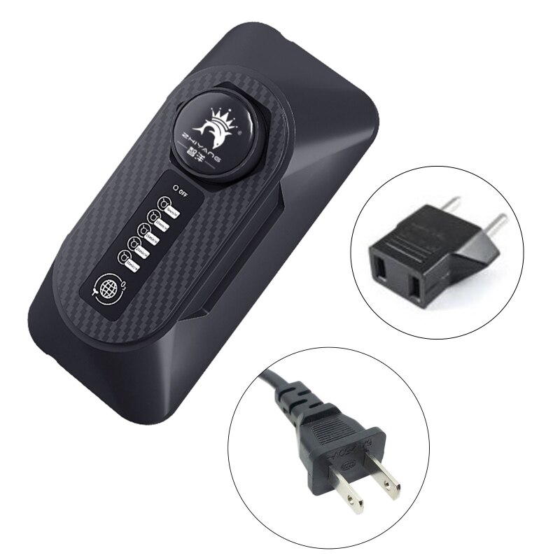Gerador de ozônio para aquário portátil, ajustável, 120mg, tanque de peixes, ozonizador de água t3le