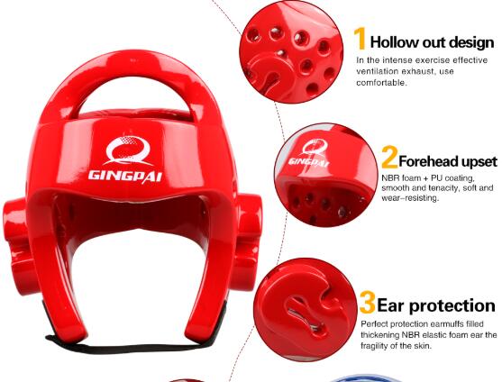 Taekwondo casque tête engrenage protecteur garde Sanda karaté Muay Thai masque facial adulte hommes femmes Tae Kwon Do formation Protection