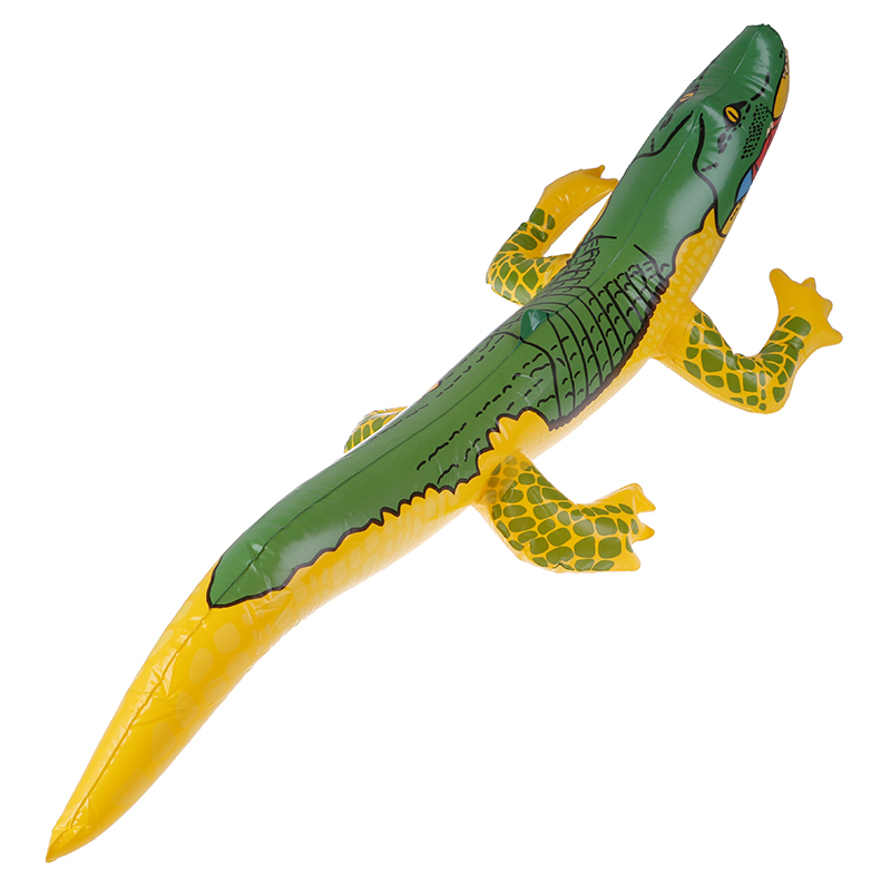 90Cm Opblaasbare Krokodil Blow Up Funny Water Speelgoed Krokodil Speelgoed Alligator Ballon Voor Zomer Strand Zwembad Opblaasbaar Speelgoed