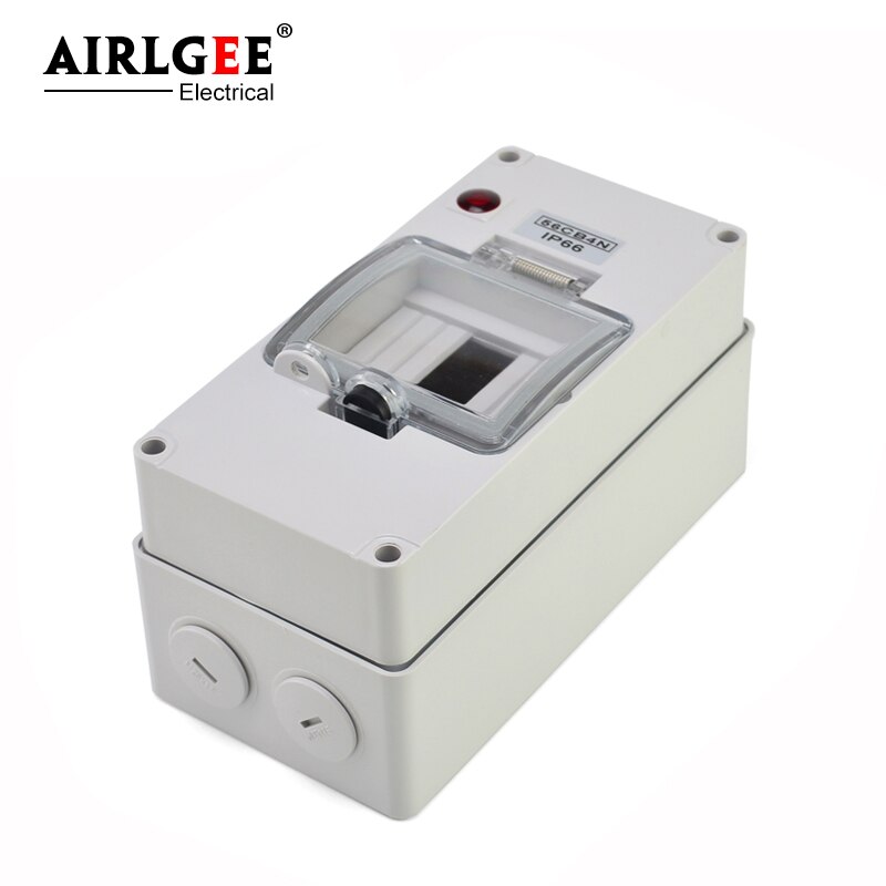 IP66 56CB4N 4-way mini waterproof plastic solar DC waterproof distribution box / junction box for miniature circuit breaker