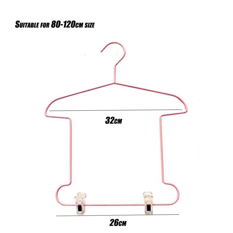 One-piece Clothing Collocation Hangers Adult or Child size Clothing Display hanger for Household clothing store Go viral influen: S child pink / 2 pcs