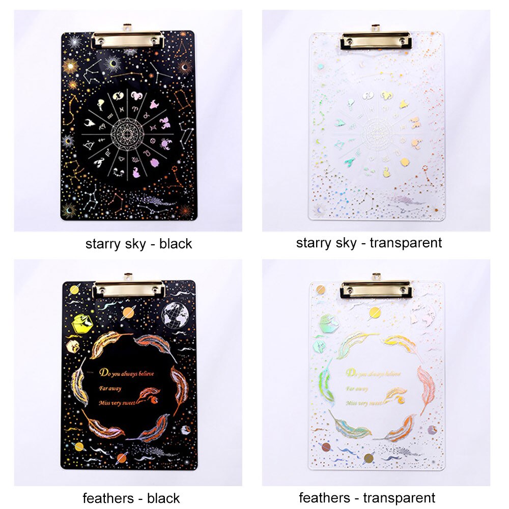 Writing Pads A4 Clipboard Backing Board Folder Document Holder Cardboard Office Supplies Student Drawing Portable Organizer