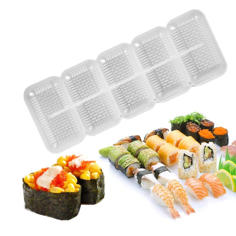 Japanese Sushi Maker Sushi Making Kit for Gunkanzush Pressed Sushi Rice Mold Accessories Bento DIY Kitchen Gadget