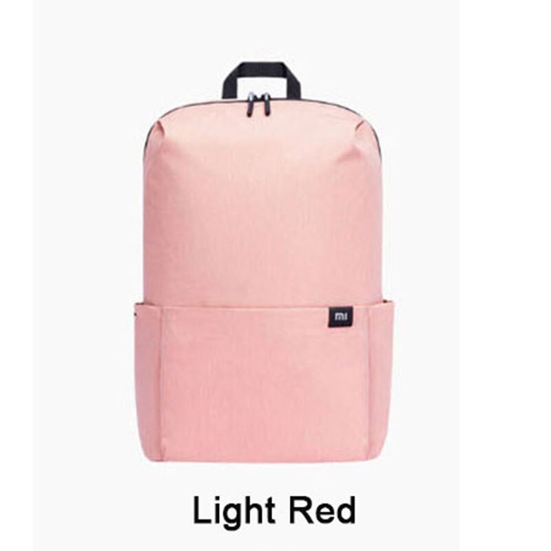 Xiaomi Mi Backpack 10L Bag 8 Colors Waterproof Leisure Sports Chest Pack Bags Unisex for Mens Women Child Backpack: 15L Light Red