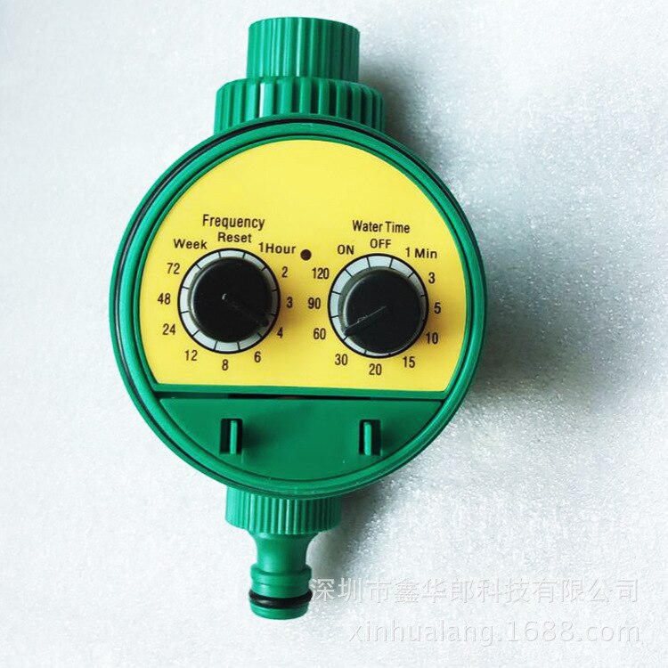 Gardening Watering Timer LCD Automatic Electronic Irrigation Controllers Water Timer Home Digital Intelligence Watering System: Red