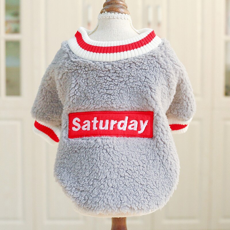 Roupa para cachorro de caxemira, casaco de cachorro da moda para pets, jaqueta quente para inverno, chihuahua só, roupa para cachorro: gray / XS