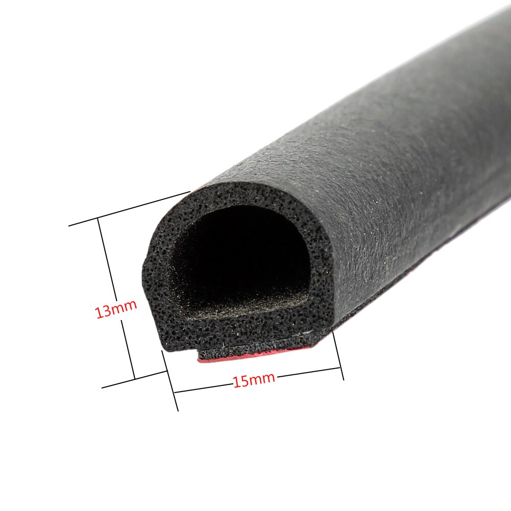 4 m D-Type Professionele Auto Vrachtwagen Motor Van Boot Deur Rubber Afdichting Afdichting Tochtstrip Hollow Strip Voertuig Deur seal Auto Styling