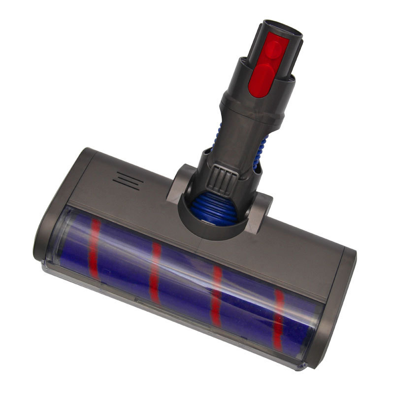 Cepillo de suelo eléctrico esponjoso para Dyson V7 V8 V10 V11, piezas de limpiador al vacío, cepillo de rodillo de suelo, cepillo de rodillo de goma, herramienta de limpieza