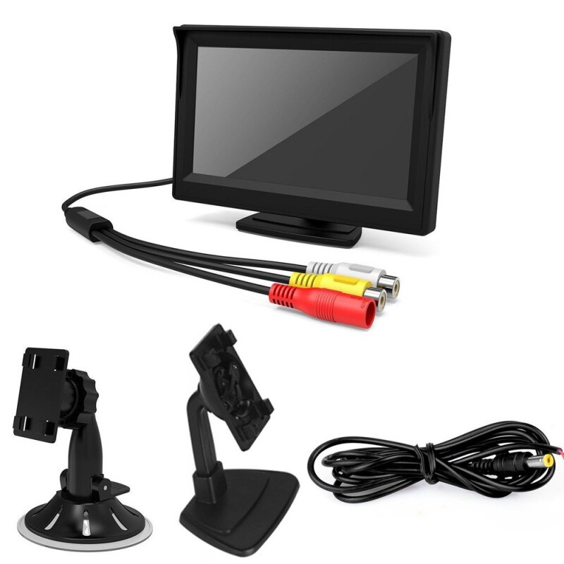 Universele 5 Inch Grote-Screen Isplay Auto Achteruitrijcamera Night Vision Backup Camera Een