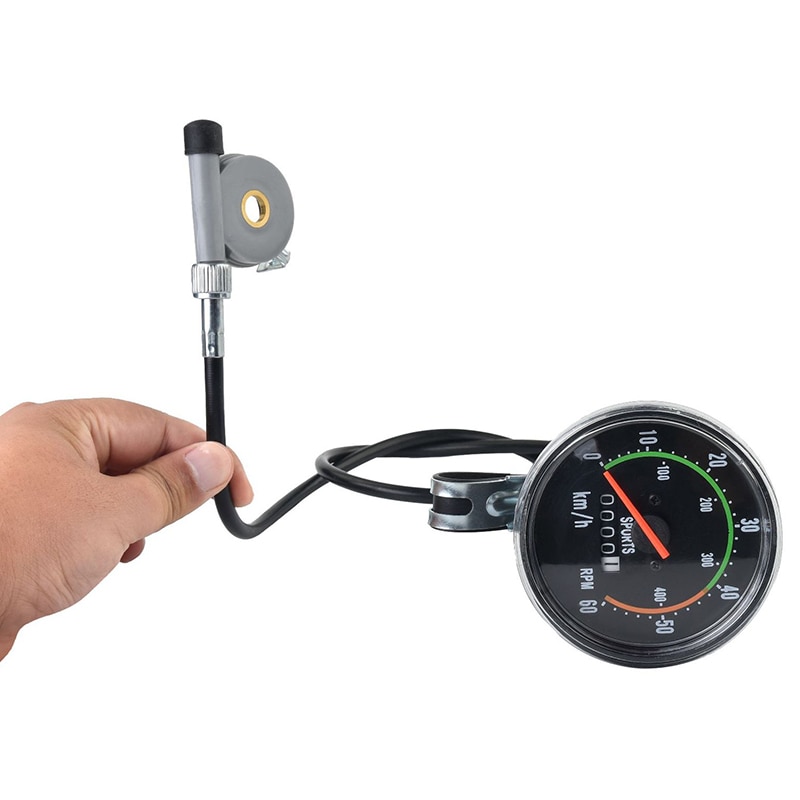Bike Computer Odometer Stopwatch Wired Speedometer For 28/29inch Mechanical Classic Retro Cycling Odometer Speedometer Accessory