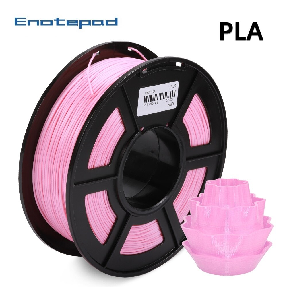 Filament plat pour imprimante 3D, rose, PLA, 1.75 MM, 1KG, matériau de supérieure,