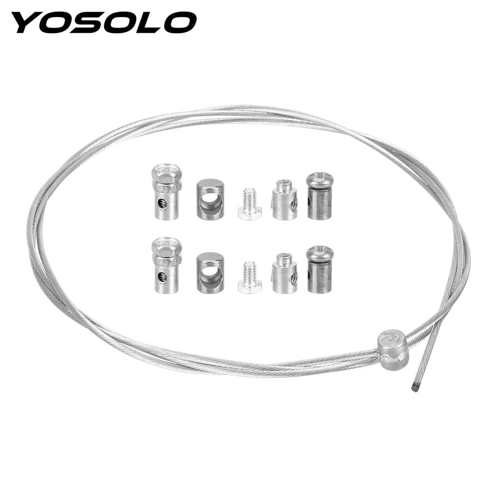 Yosolo motorcykel nøddrosselkabel universal reparationssæt ståltråd moto tilbehør