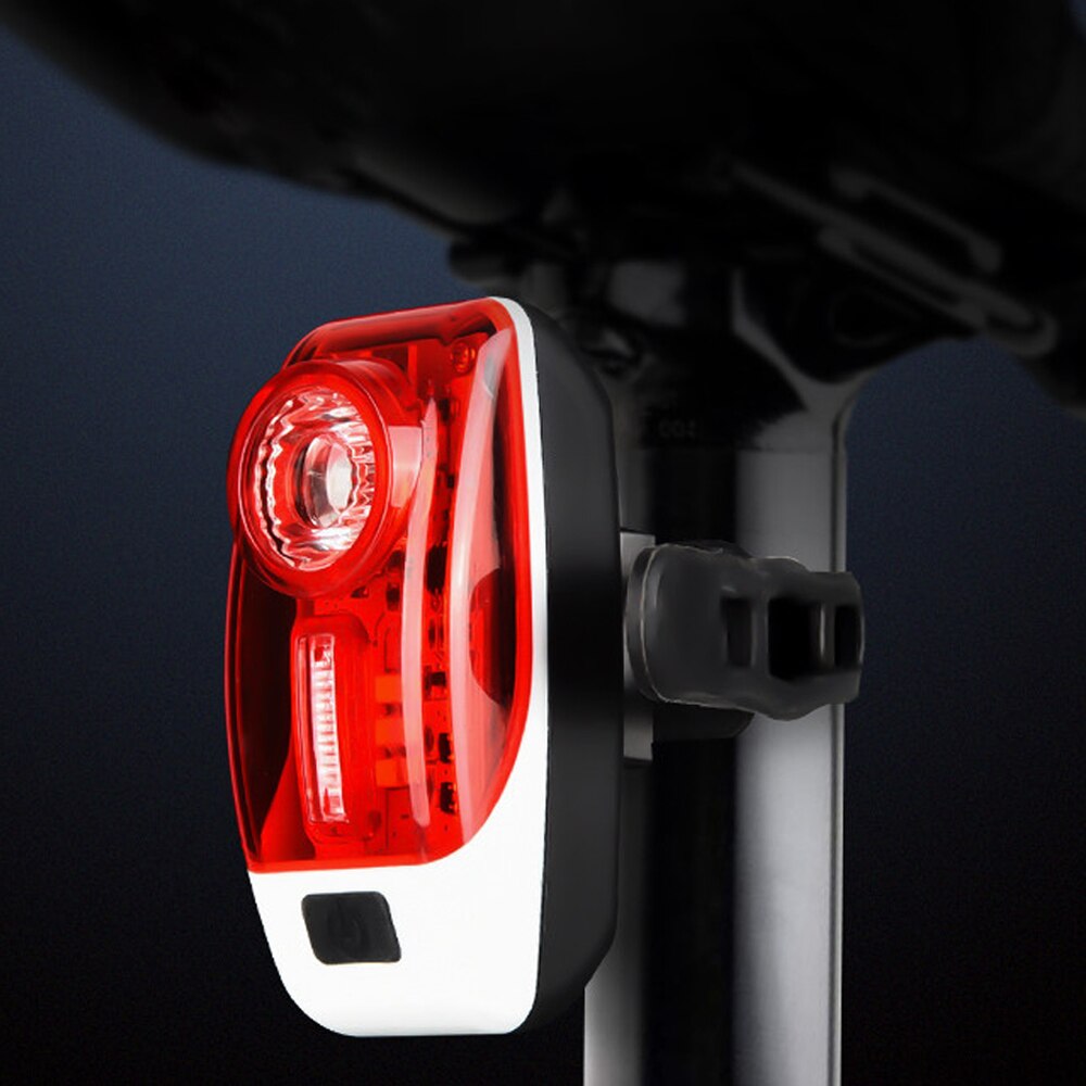 Achterlichten Fiets Licht Lamp Usb Oplaadbare Achterlicht Waterdicht Raypal 3W Led Veiligheid Cycling Bike Light Fiets Accessoires